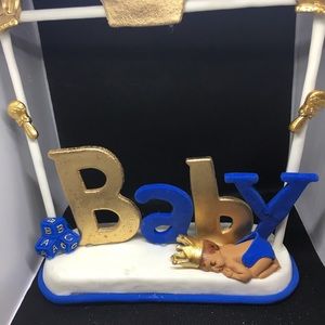 Baby cake topper
